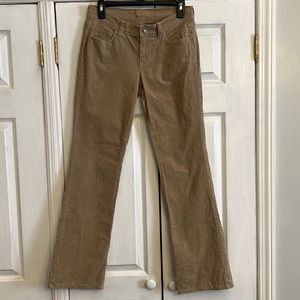 Old Navy tan corduroy bootcut pants size 2